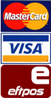 Visa/Mastercard accepted